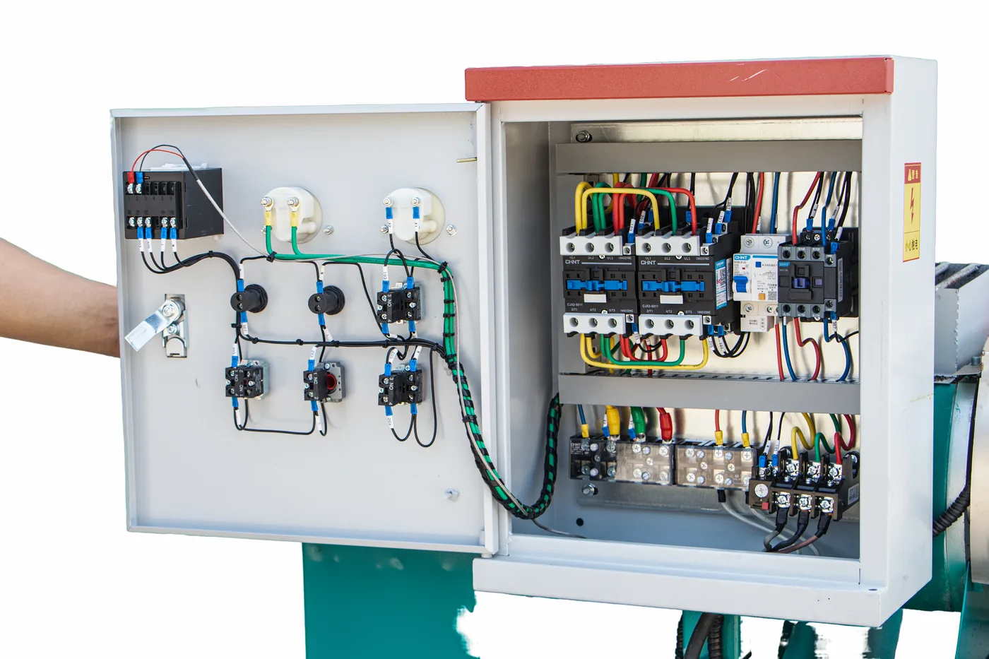 125-Type 4-Stage Bar-Cage Press — Electrical control box