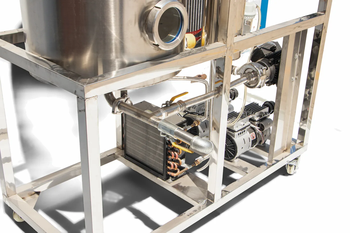 300 Vacuum Dehydration & Oil Cooling Machine — Copper coil heat exchanger