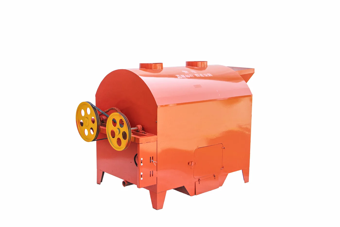 90-Type Fire Drum Roaster — Drum — side angle