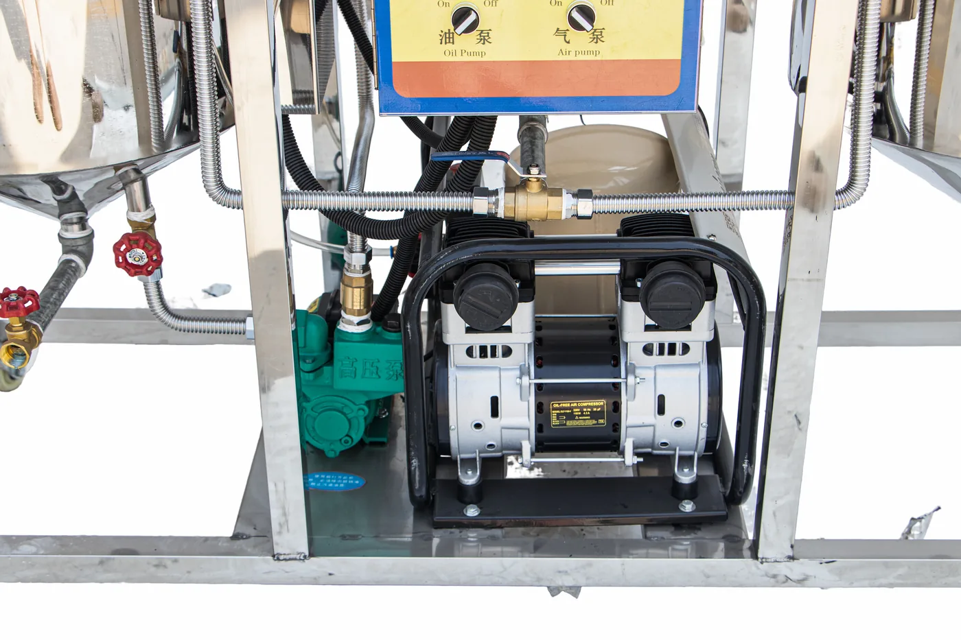 A-Type Oil Refining Machine — Piping & valves