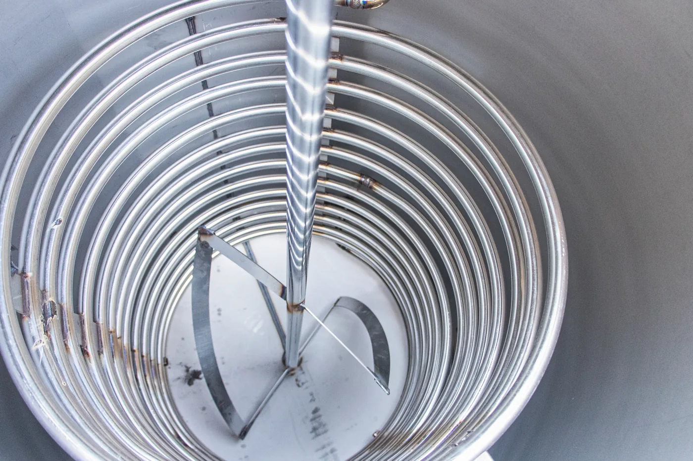 Cooling Tower — Internal cooling coil