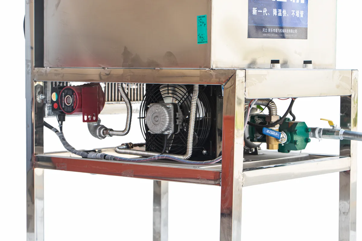 Dual-Stage Oil Cooler — Pump & piping