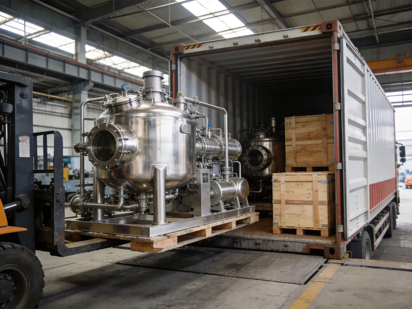 Export packaging — Container loading
