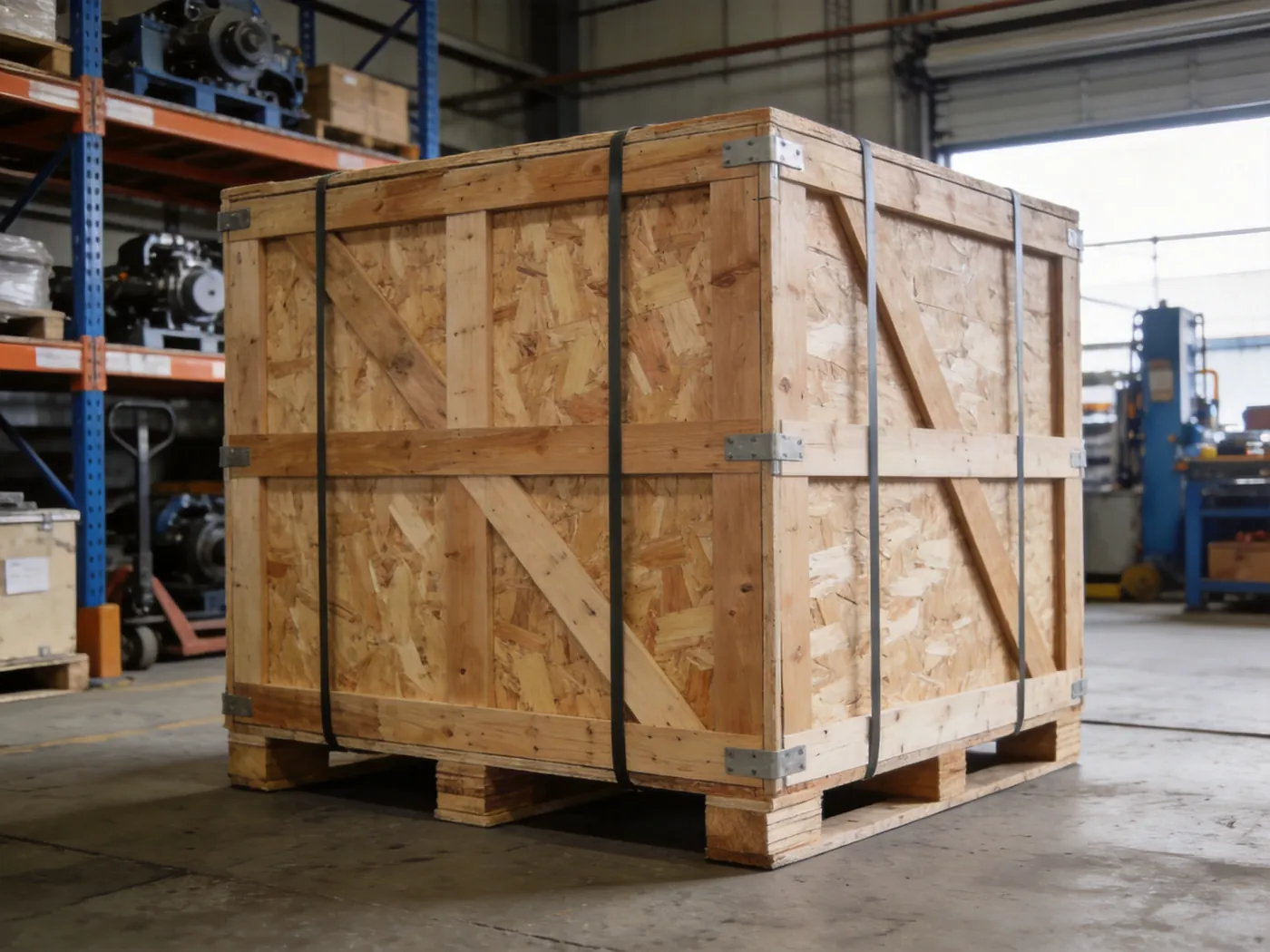 Export packaging — Fumigated wooden export case