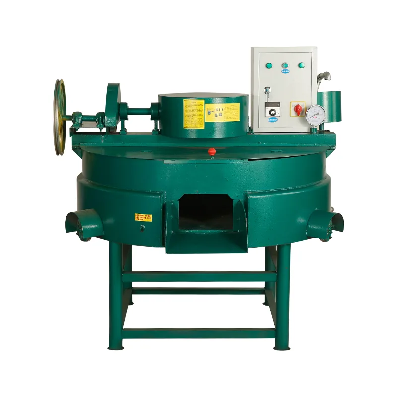 Flat-Bottom Electric Thermal-Oil Roaster — Control-panel side