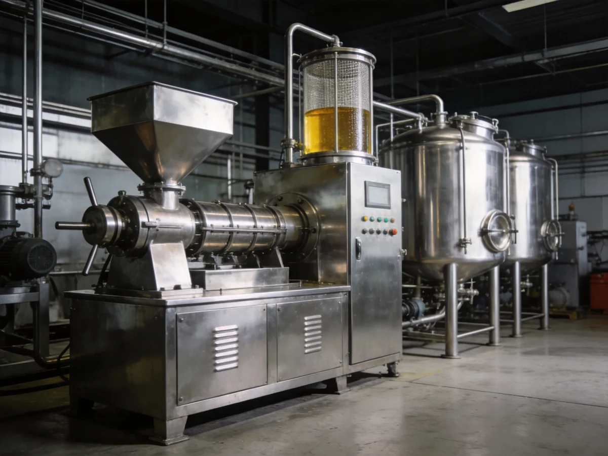 Cold pressed vs refined oil — industrial process illustration 1