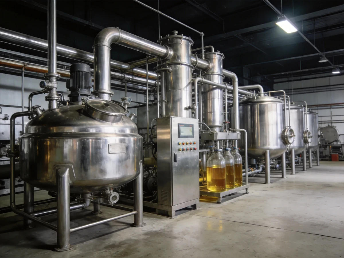 Edible oil quality parameters — industrial process illustration 1
