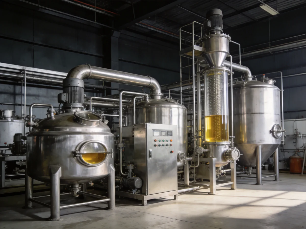Edible oil quality parameters — industrial process illustration 2