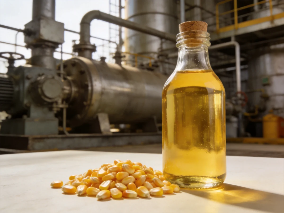 How corn oil is made — industrial process illustration 2