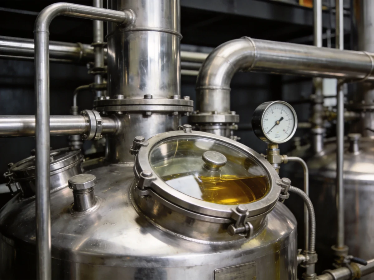 How oil bleaching works — industrial process illustration 1