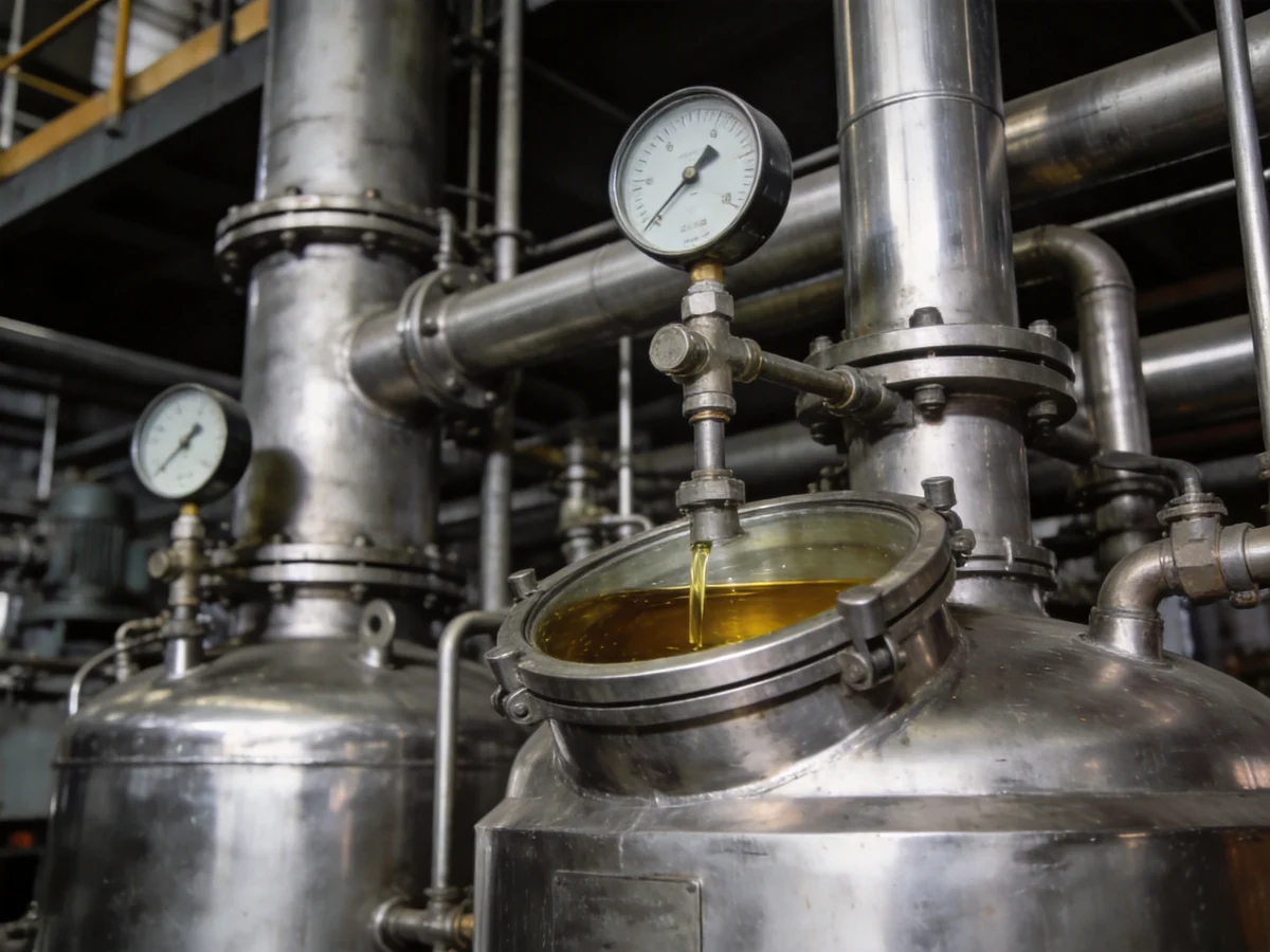 How oil deodorization works — industrial process illustration 2