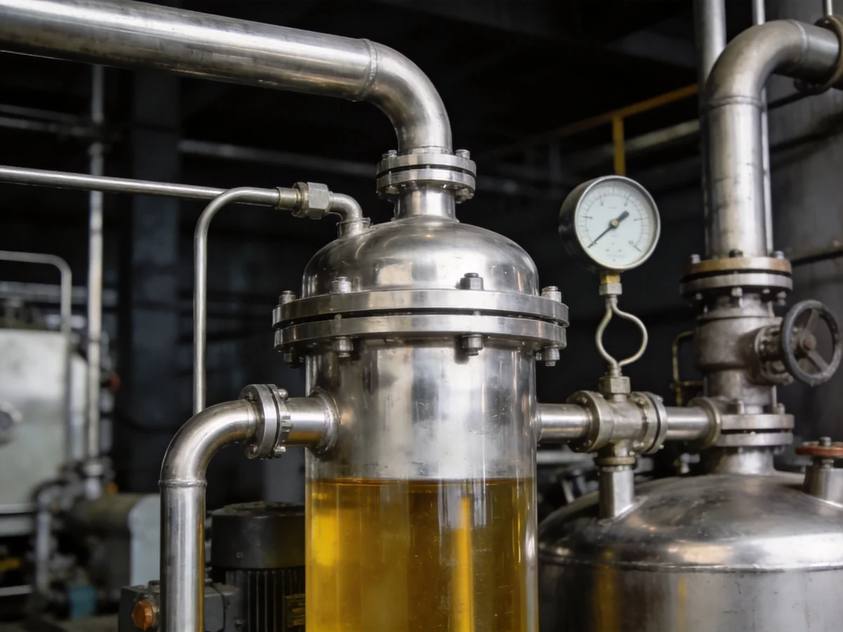 How oil dewaxing works — industrial process illustration 2