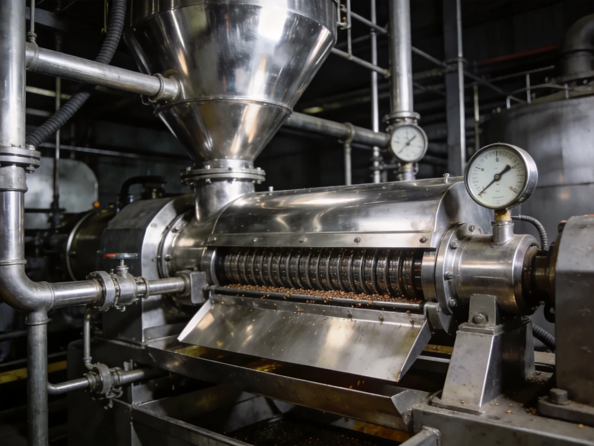 How oilseed flaking works — industrial process illustration 2