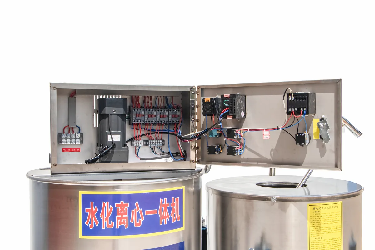 Hydration-Centrifuge Combined Machine — Control panel