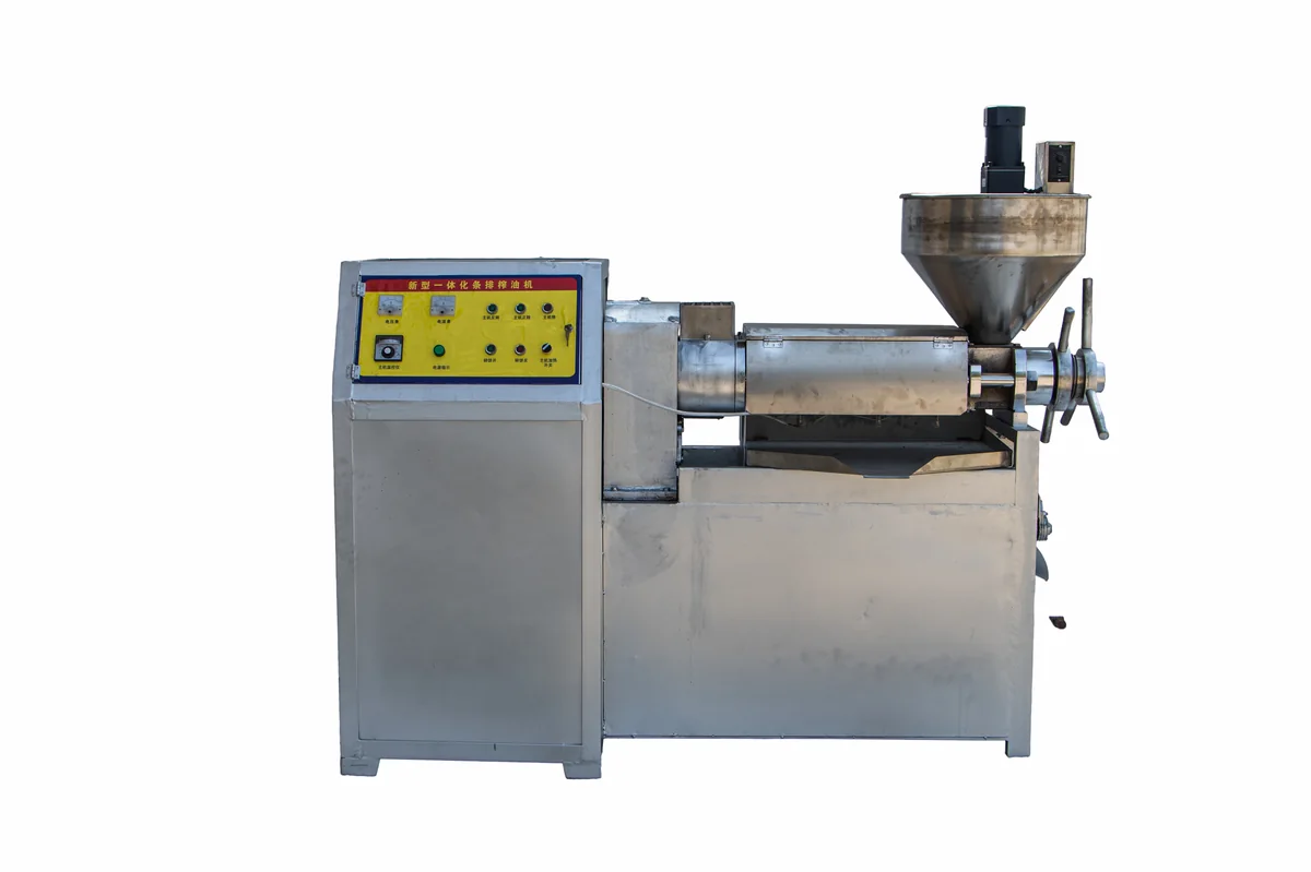 Integrated Bar-Cage Oil Press