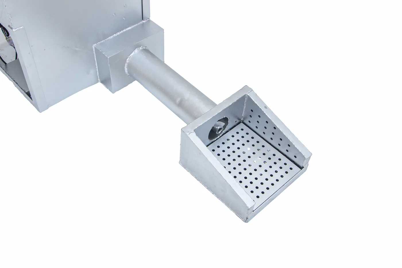 Peanut-Shell Biomass Furnace — Feed auger
