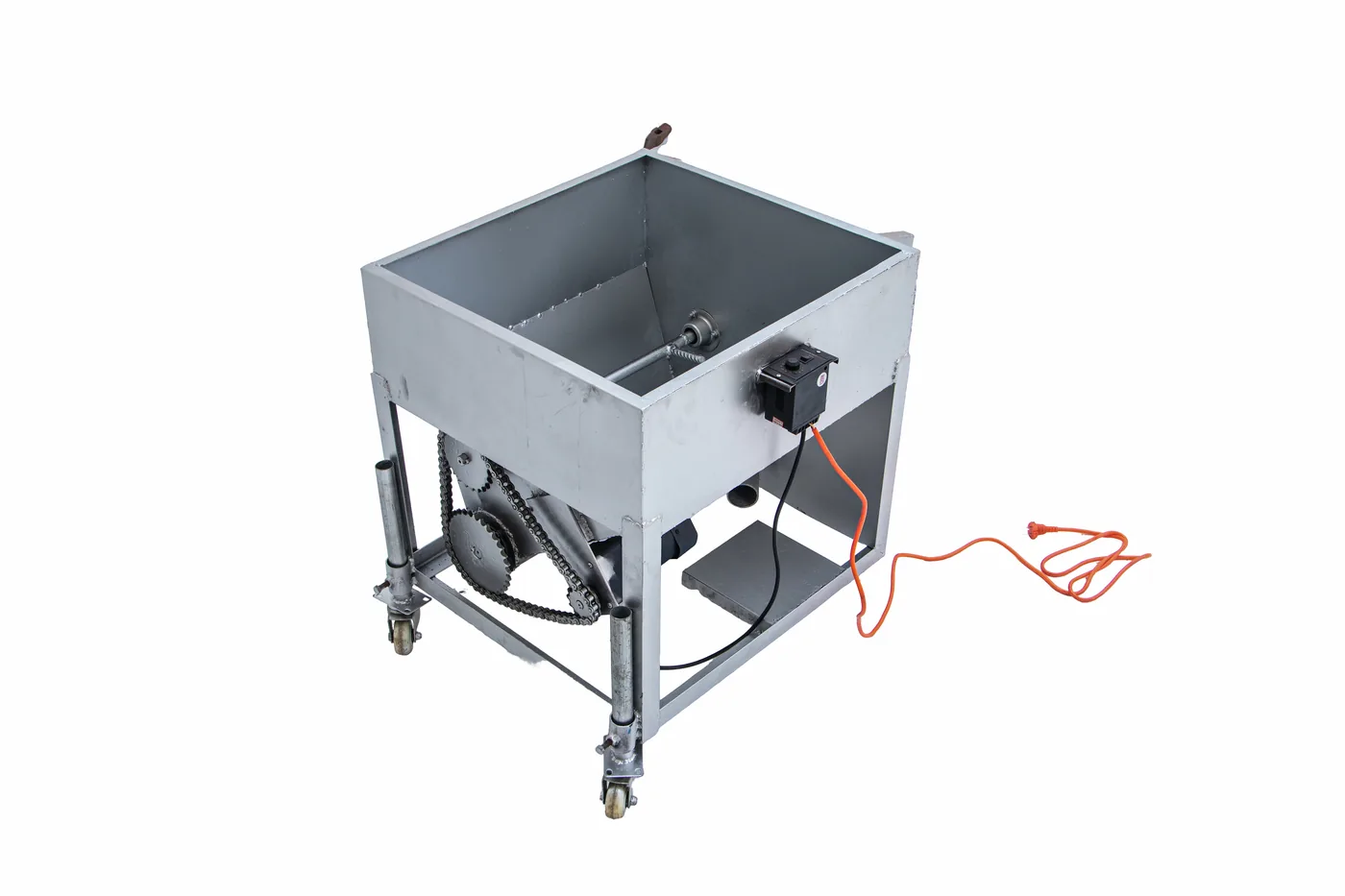 Peanut-Shell Biomass Furnace — Full unit & hopper