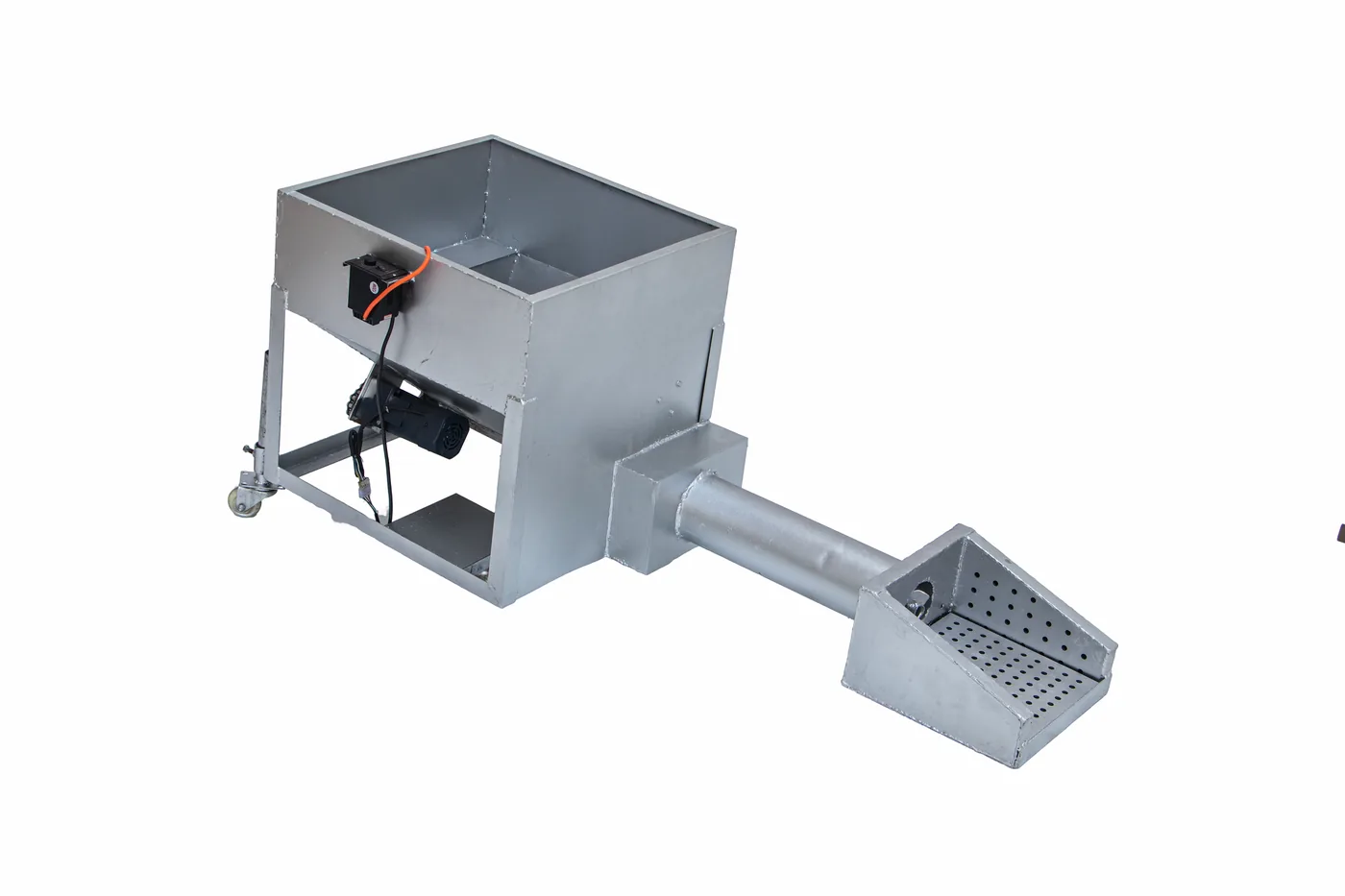 Peanut-Shell Biomass Furnace — Angle view