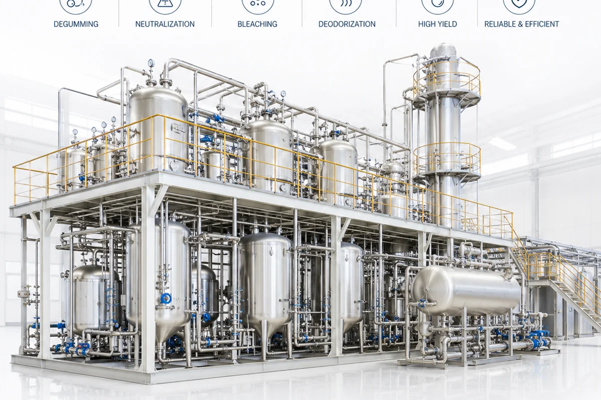 Complete Oil Refining Plant