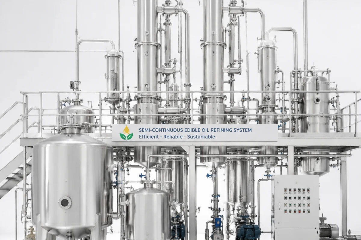 Semi-Continuous Oil Refinery